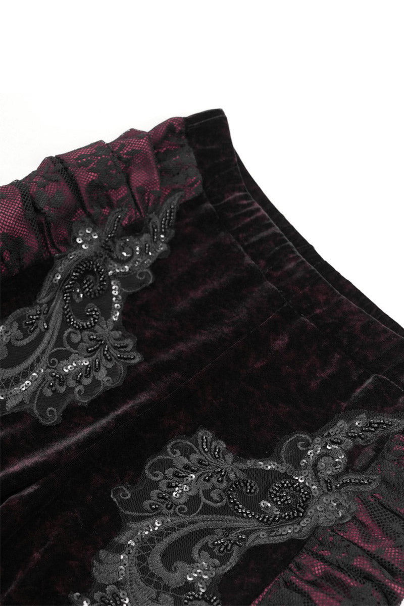 romantic beaded steampunk pants for women