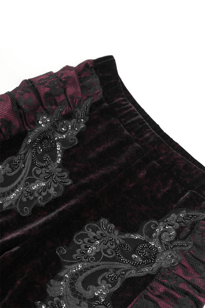 romantic beaded steampunk pants for women