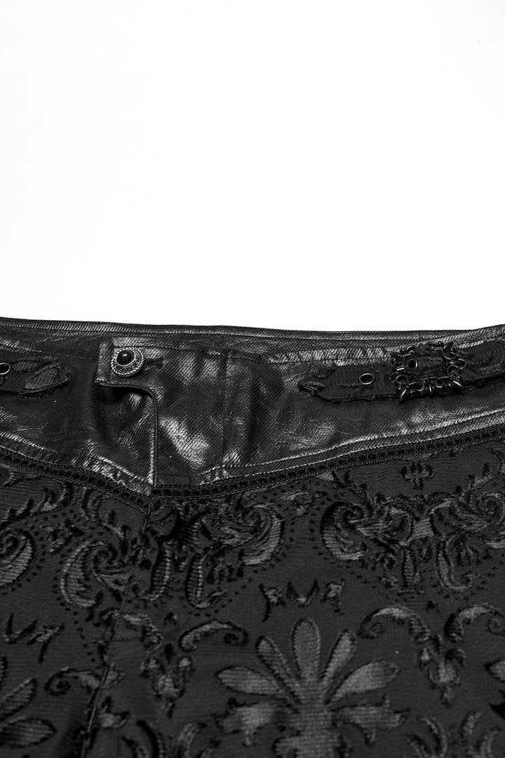 straight leg goth-pants