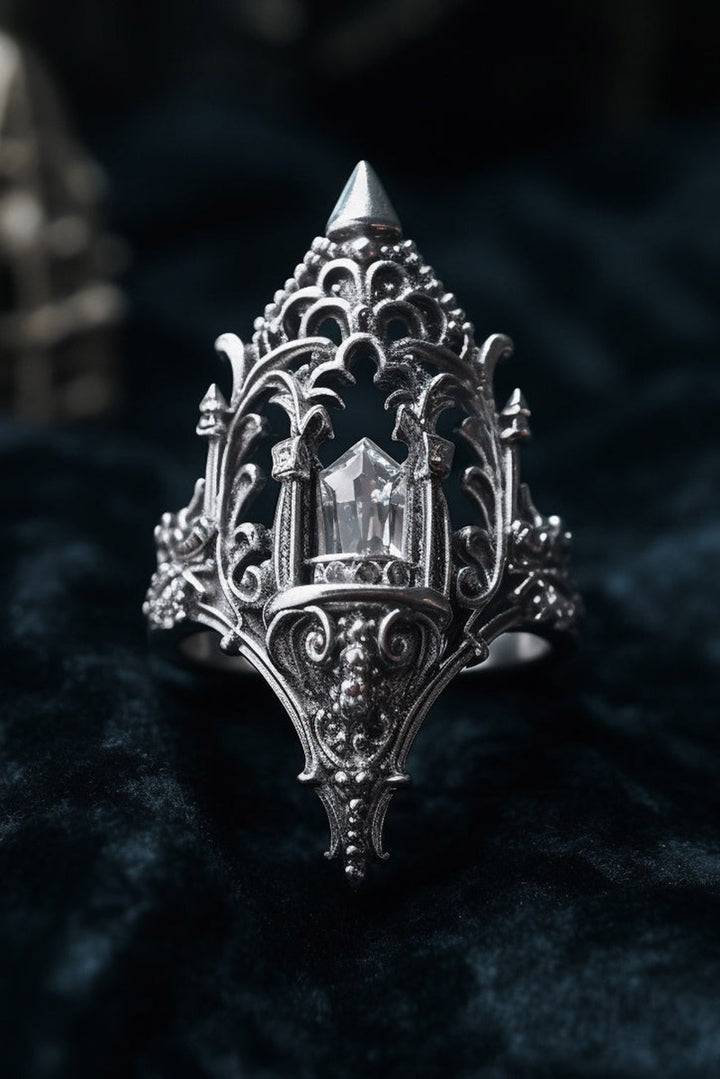 gothic stainless steel ring