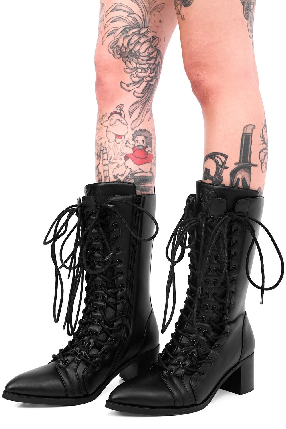 wicked witch womens victorian goth boots