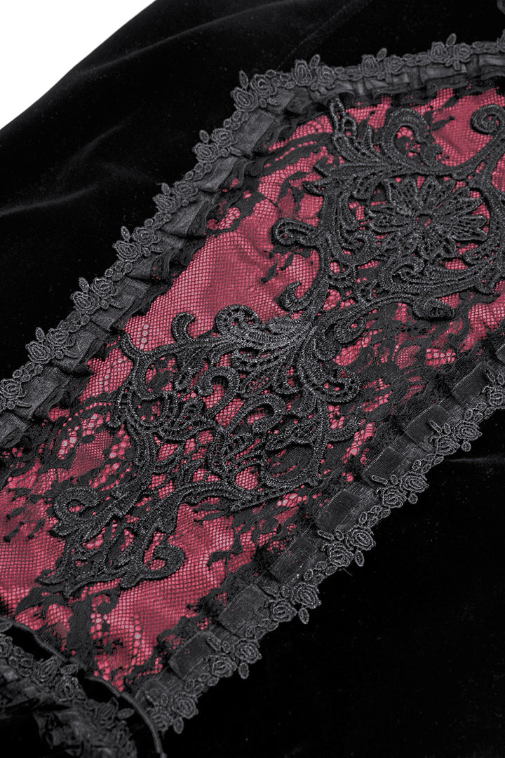  coffin patch high-rise mermaid tail gothic skirt