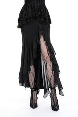 womens mermaid tail goth skirt