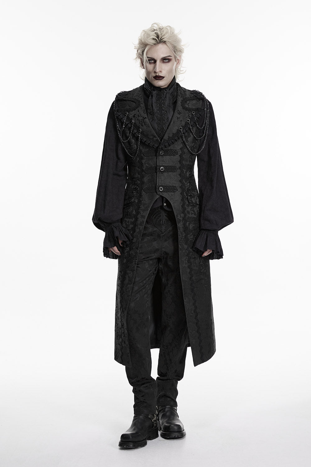 gothic sleeveless mens vampire jacket vest