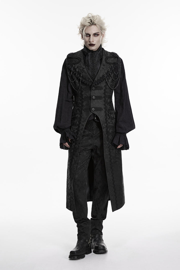 gothic sleeveless mens vampire jacket vest
