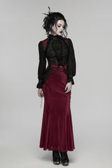 steampunk ruffled corset