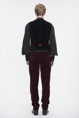 gothic groom waistcoat vest