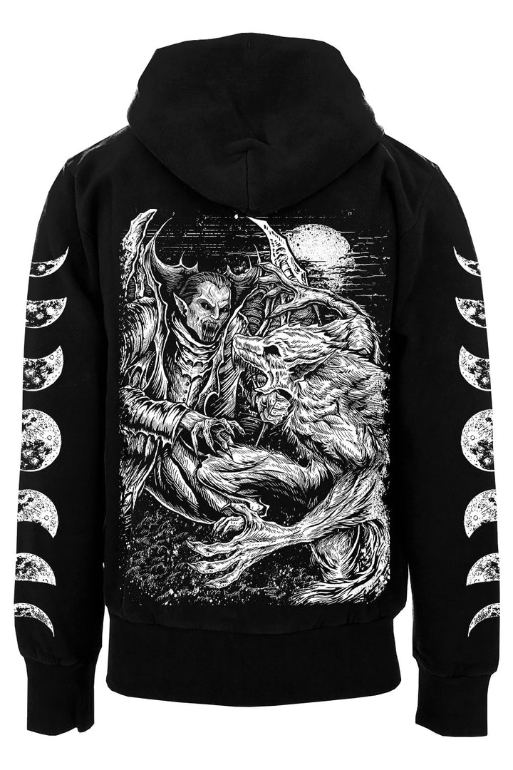 heavy metal graphic hoodie