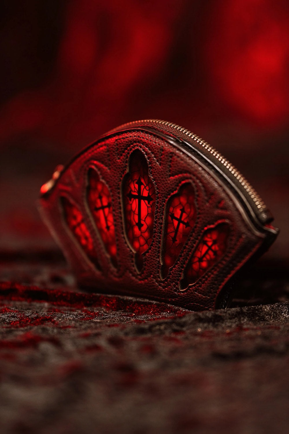 gothic cross gothic wallet