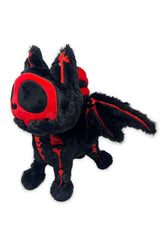 creepy cute skeleton cat plushie toy
