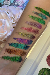 gothic face glitter