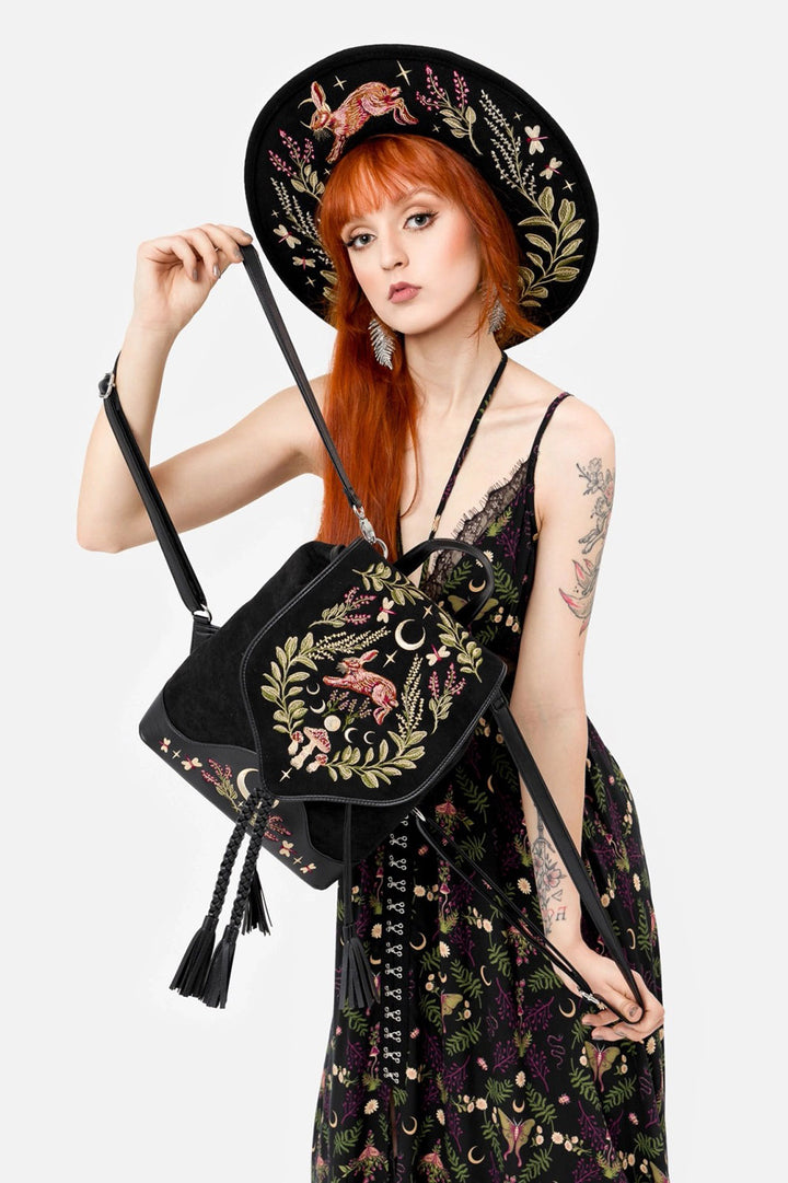 tassel boho witch bag