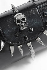 small mini black bag with chain strap