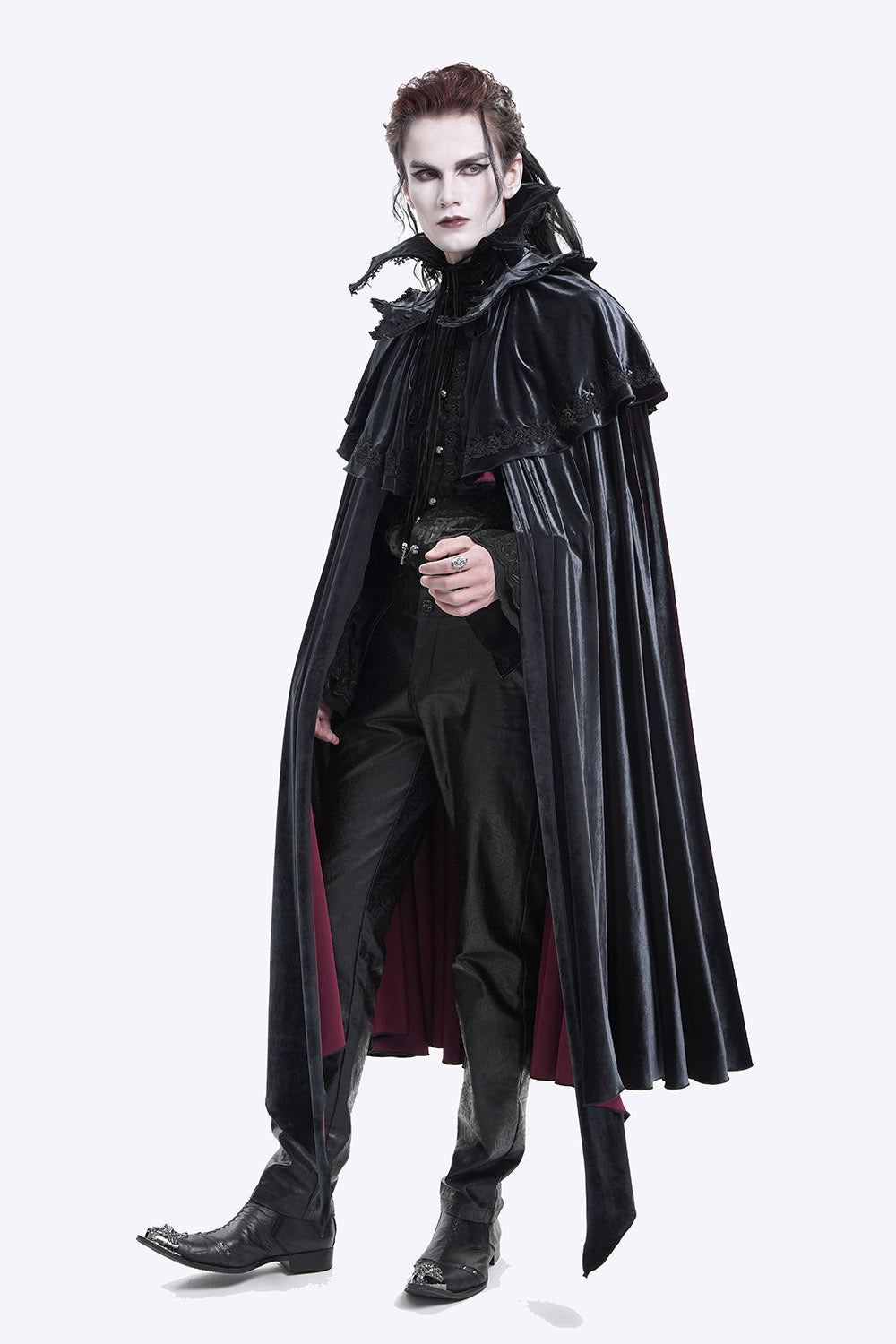 mens victorian goth cloak