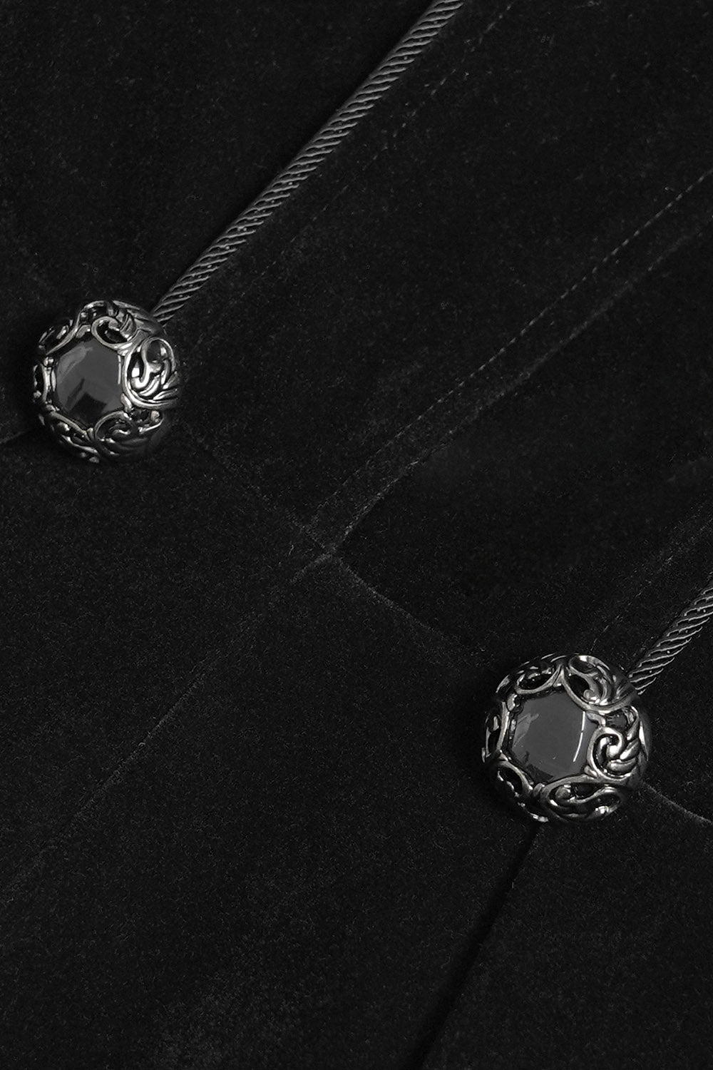 buttoned jacket for gothic women 