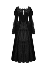 puffed sleeve gothic gwon