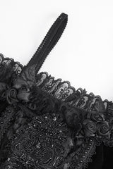 embroidered beaded vampire gothic clothing