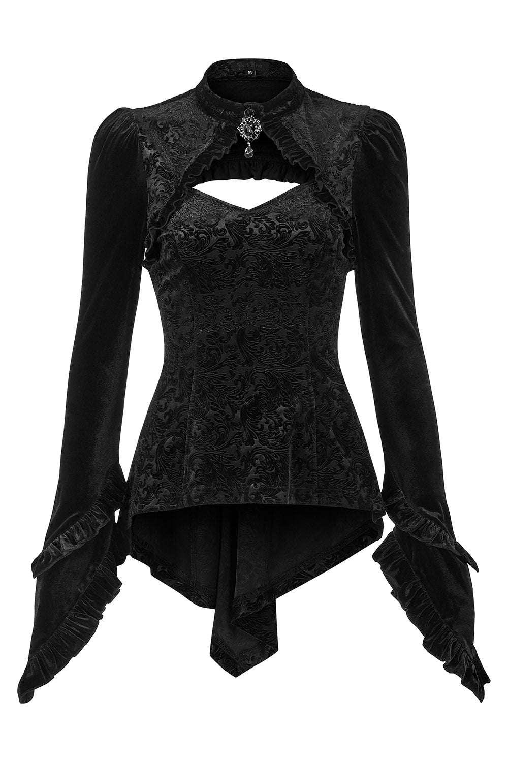 Darkmoor Damask Gemstone Top