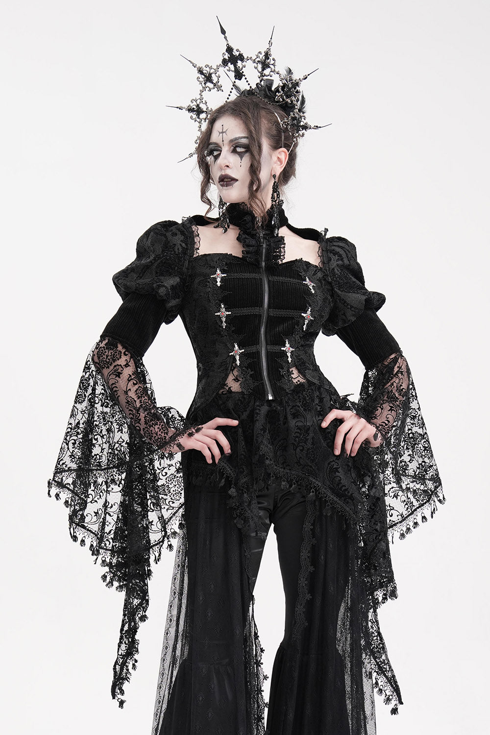 gothic corset coat