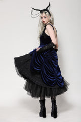 gothic lolita back bustle dress