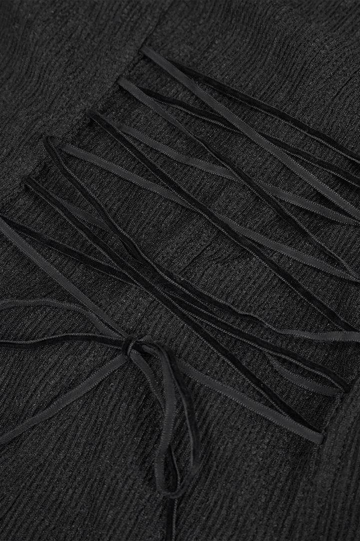 gothic top with back lacing 