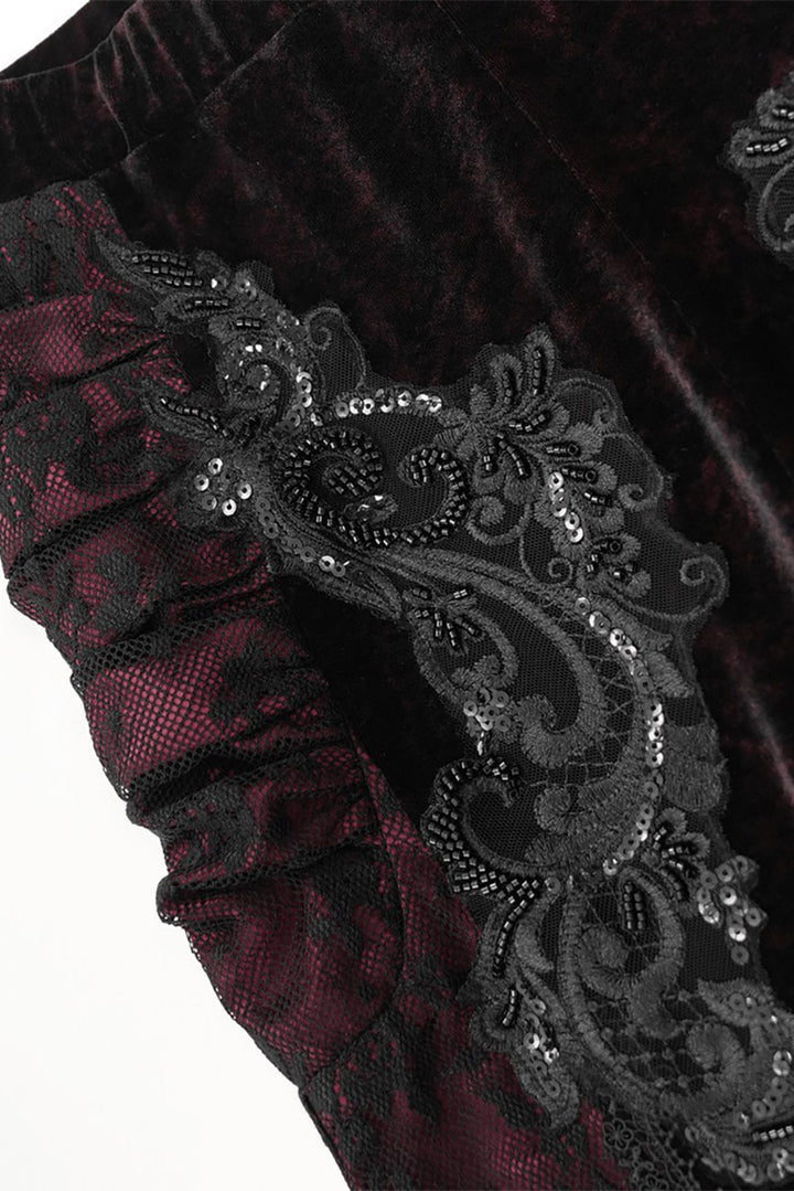 embroidered steampunk pants for women
