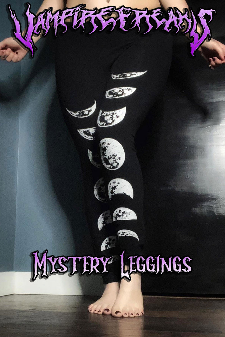 womens witchy moon leggings