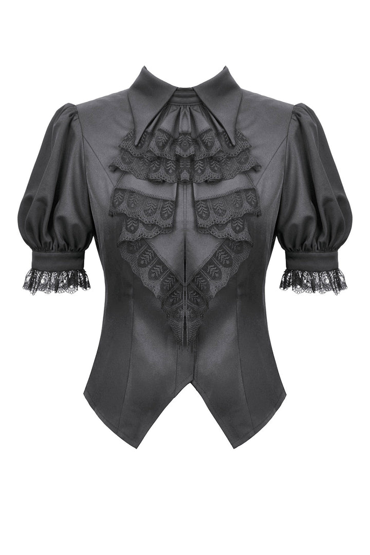 dark in love romantic goth top
