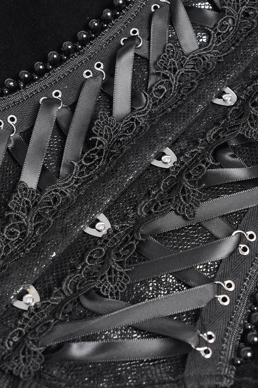 embroidered sweetheart neckline womens gothic corset