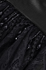 beaded steampunk lace cloak