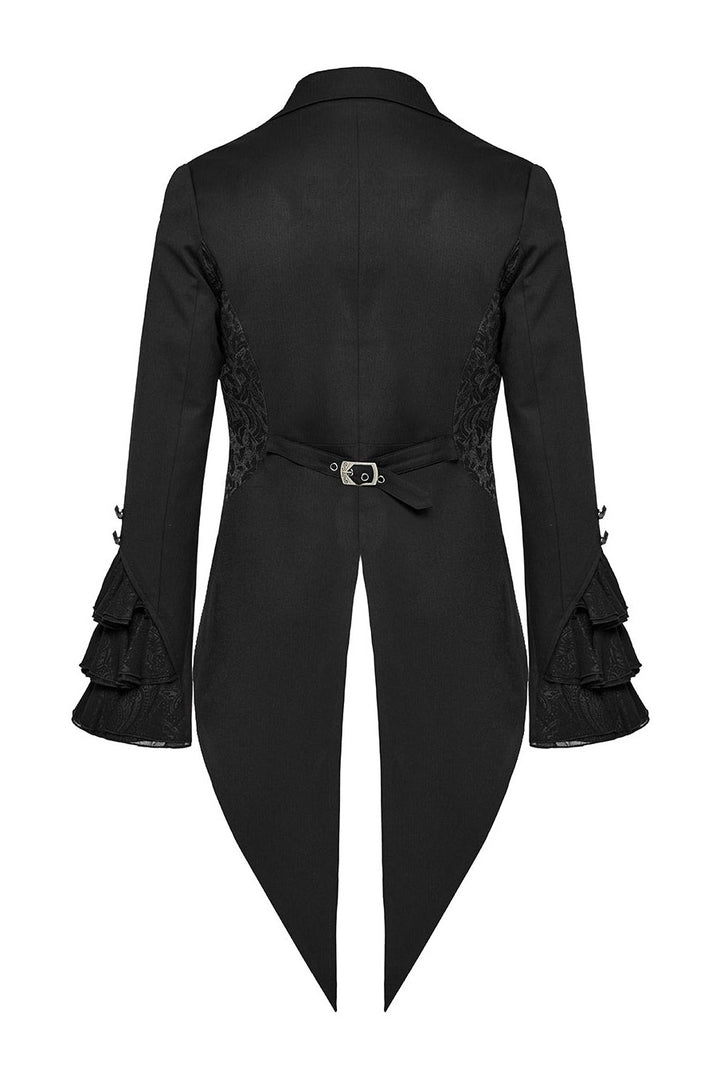 mens vintage goth tailcoat jacket 