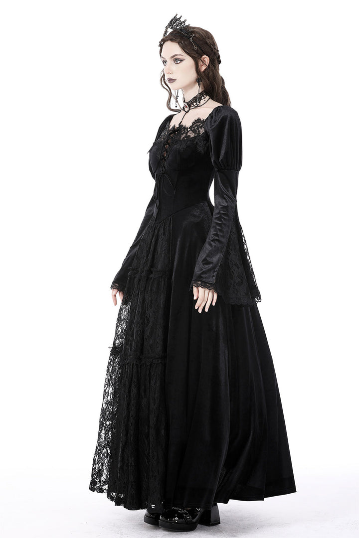 gothic queen cosplay dress