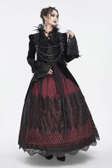womens plus size vintage goth coat