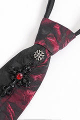 mens pre-tied goth necktie by devil fashion