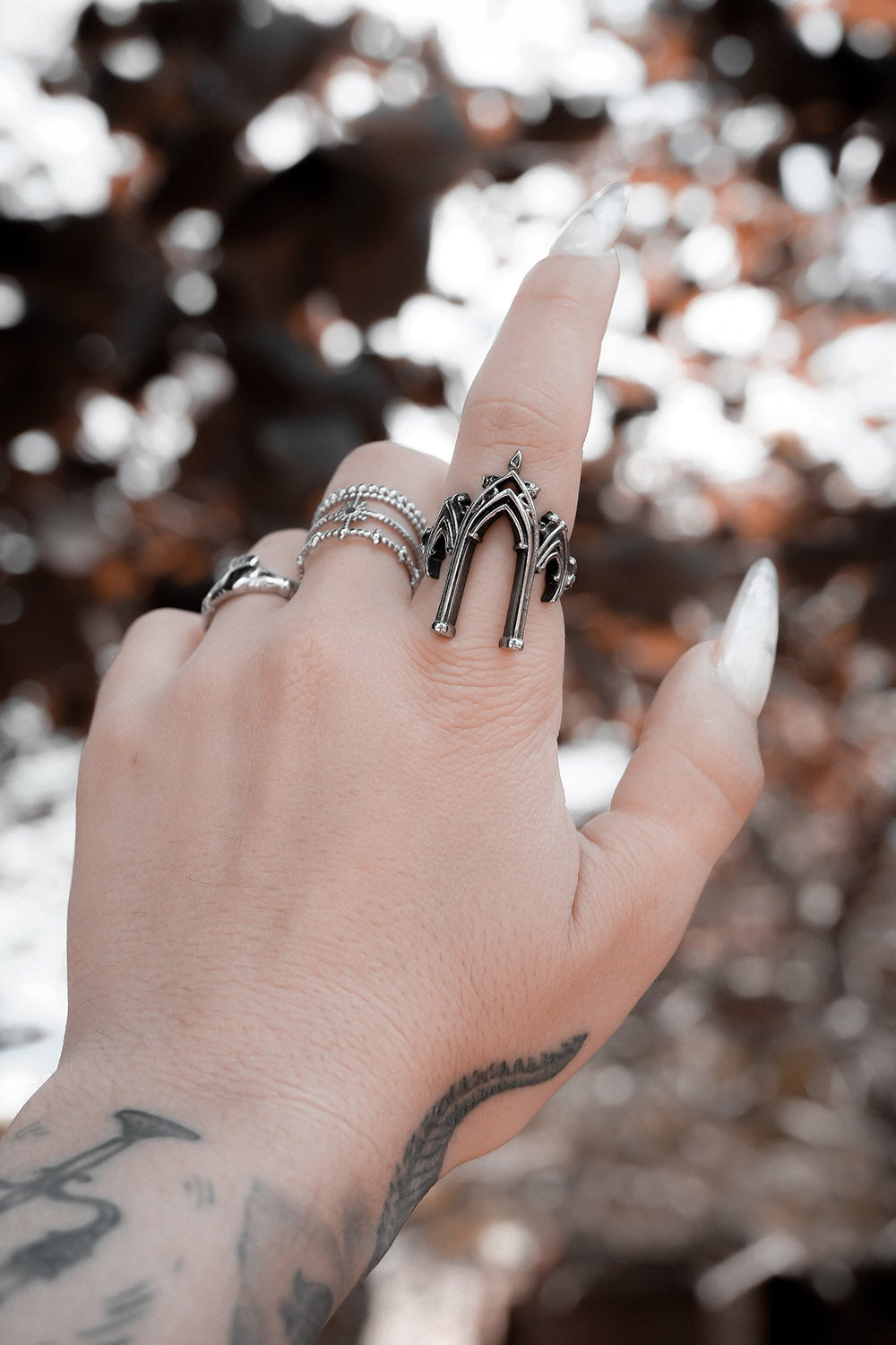gothic cathedral arched ring