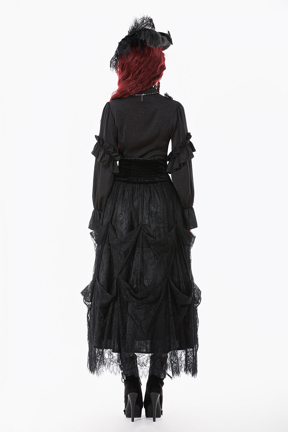 Ravenhall Draped Lace Skirt