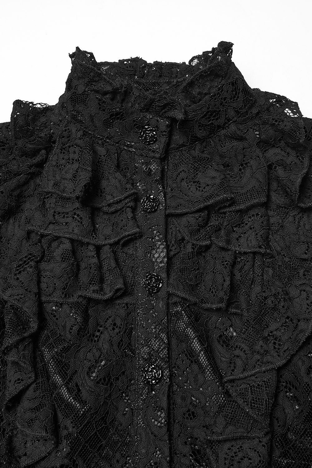 vintage billowy sleeve gothic top corset with flared sleeves