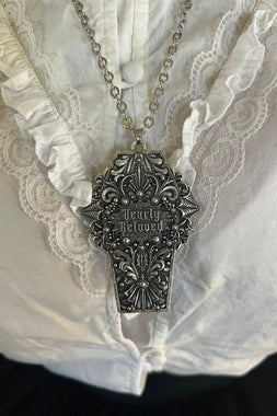 Dearly Beloved Coffin Necklace