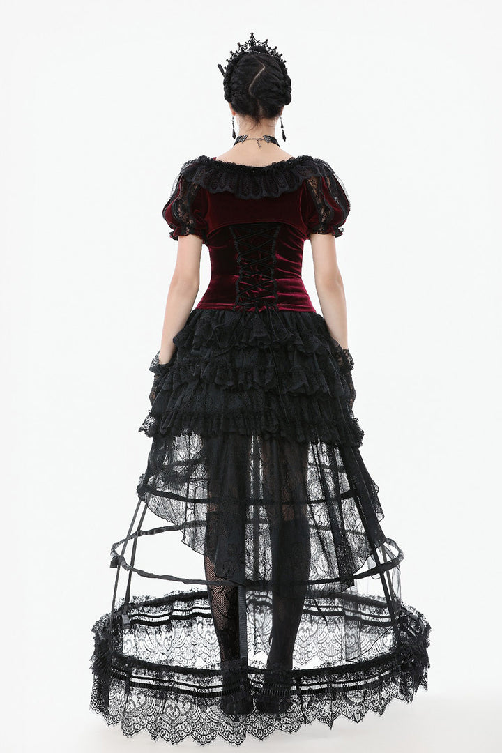 dark lolita caged hoop skirt by dark in love