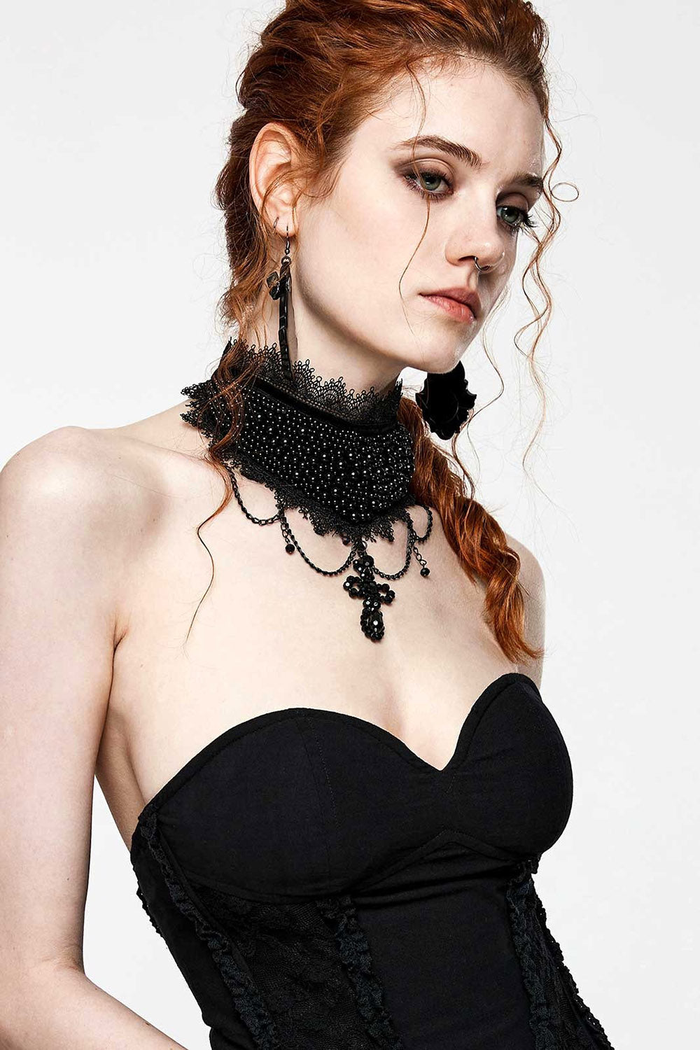 1930s inspired gothic necklace