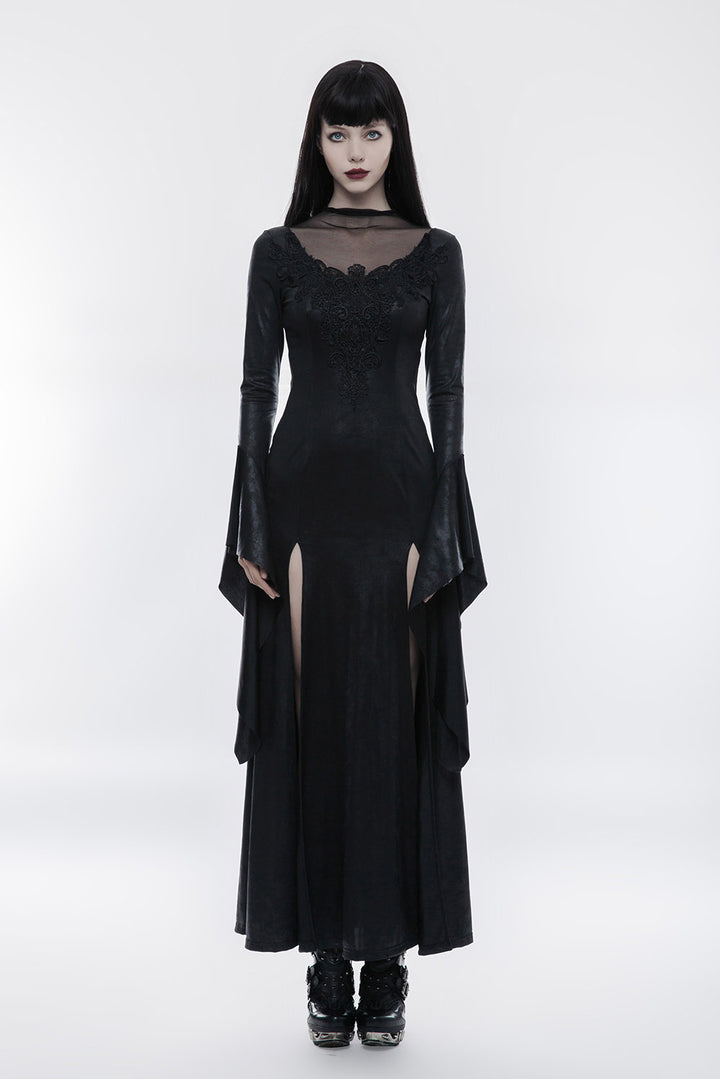 womens long black maxi dress