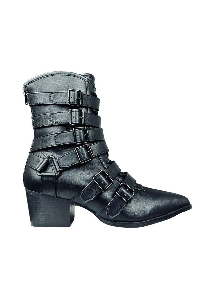 womens gothic heeled boots