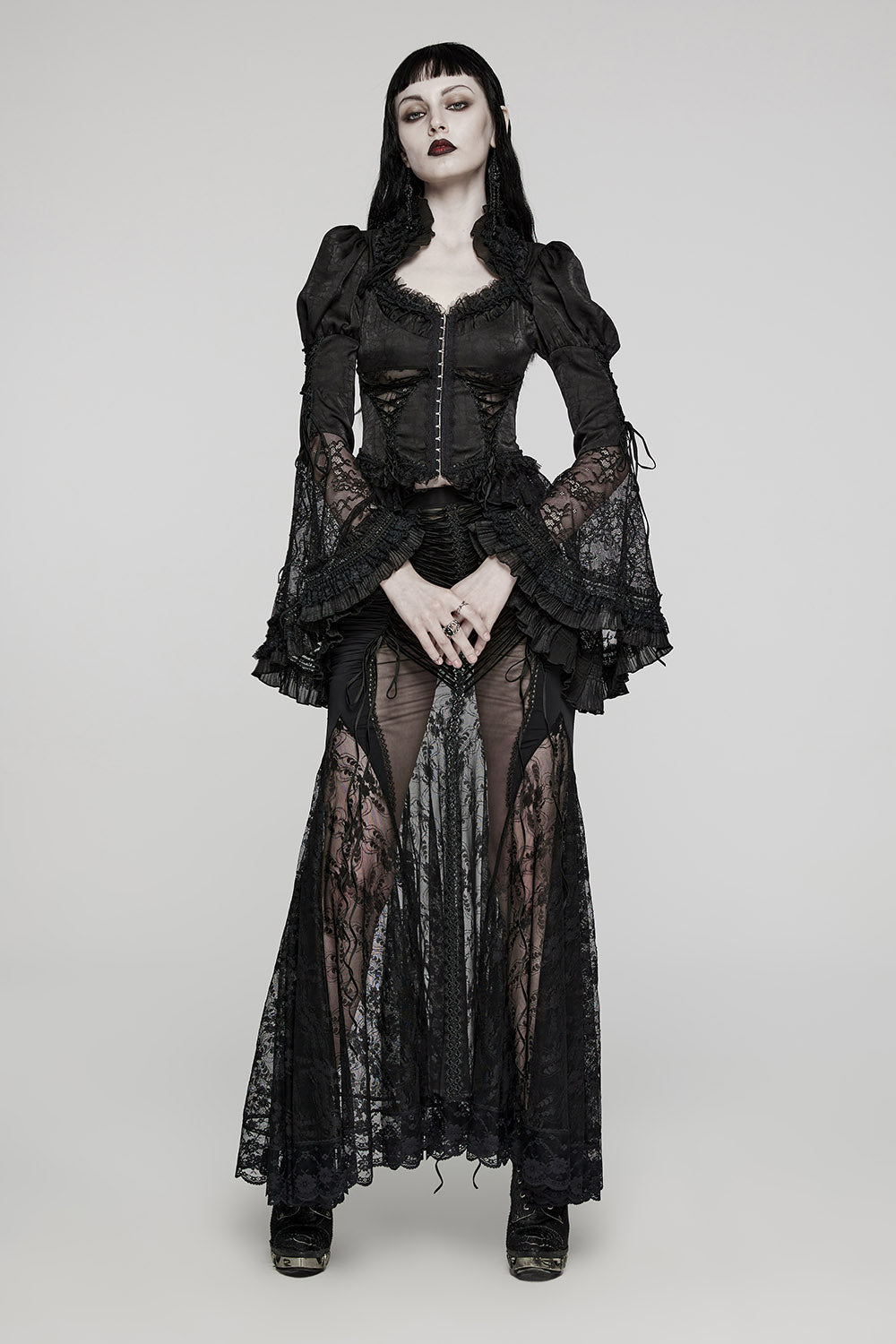 puffed sleeve princesscore top