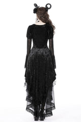 Vampiren Webs Velvet Dress