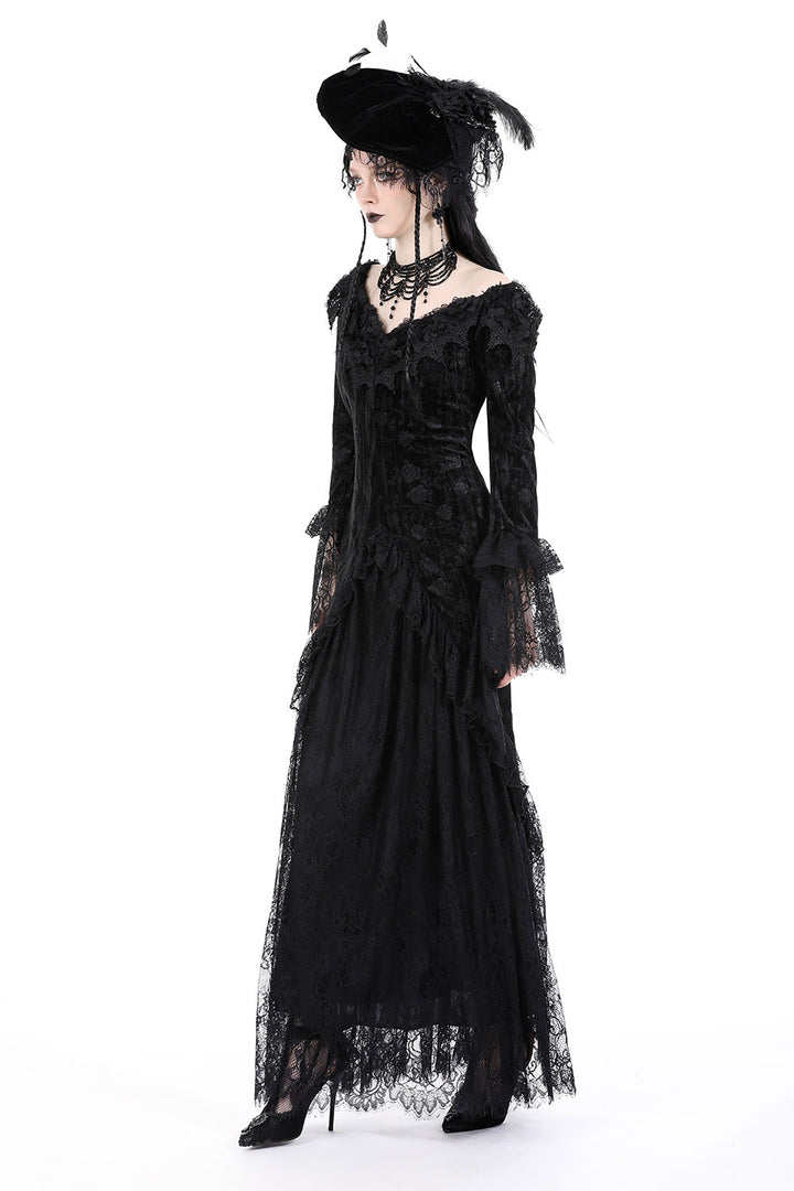 womens long goth dress