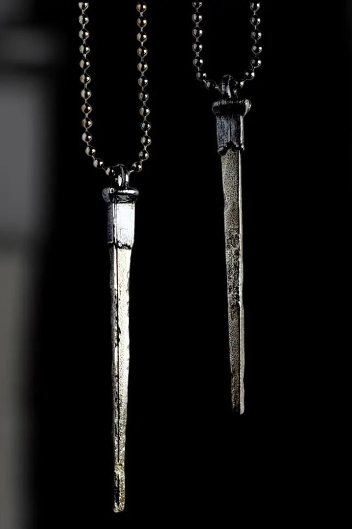 Coffin Nail Necklace [GUNMETAL]
