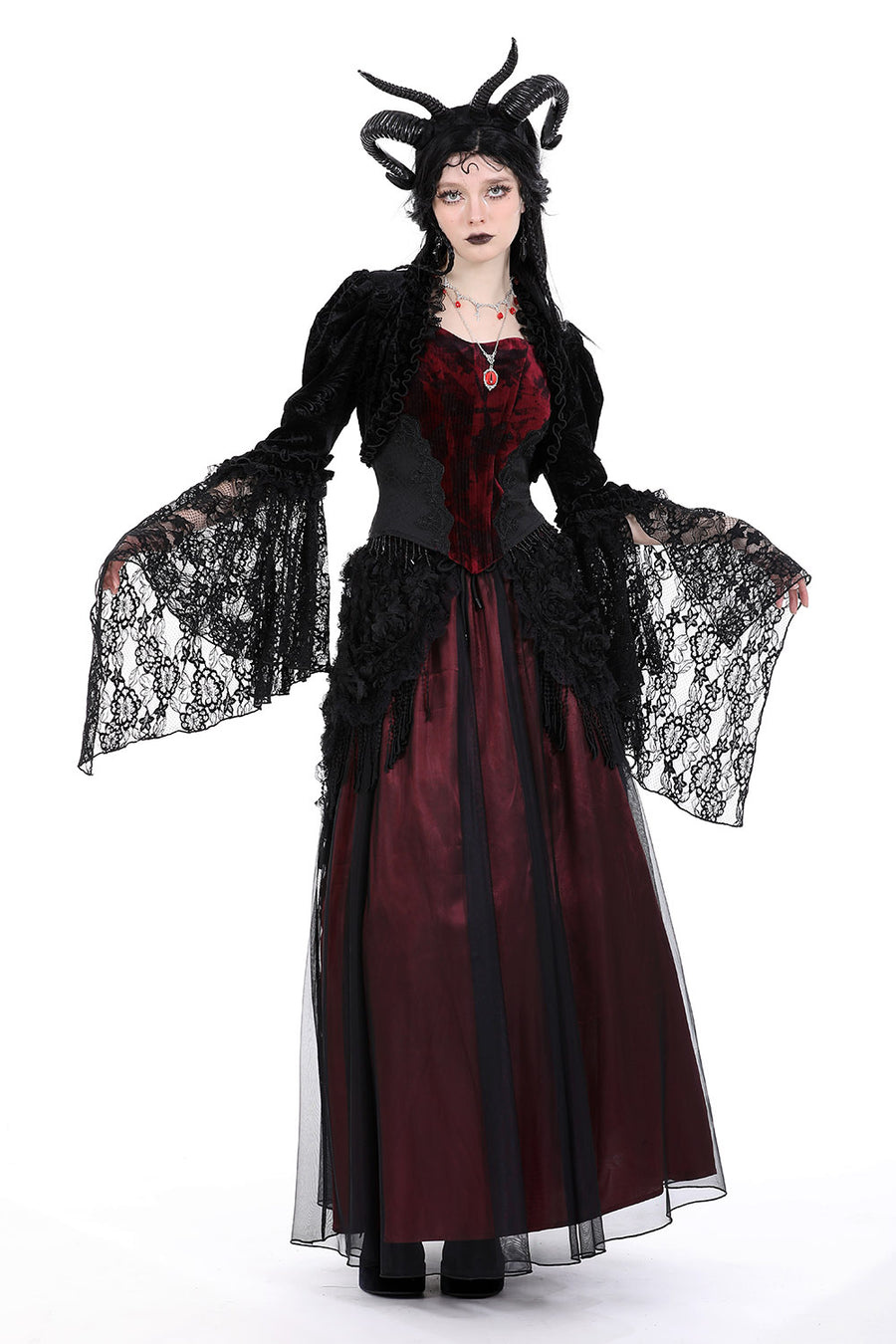 womens cropped gothic shrug