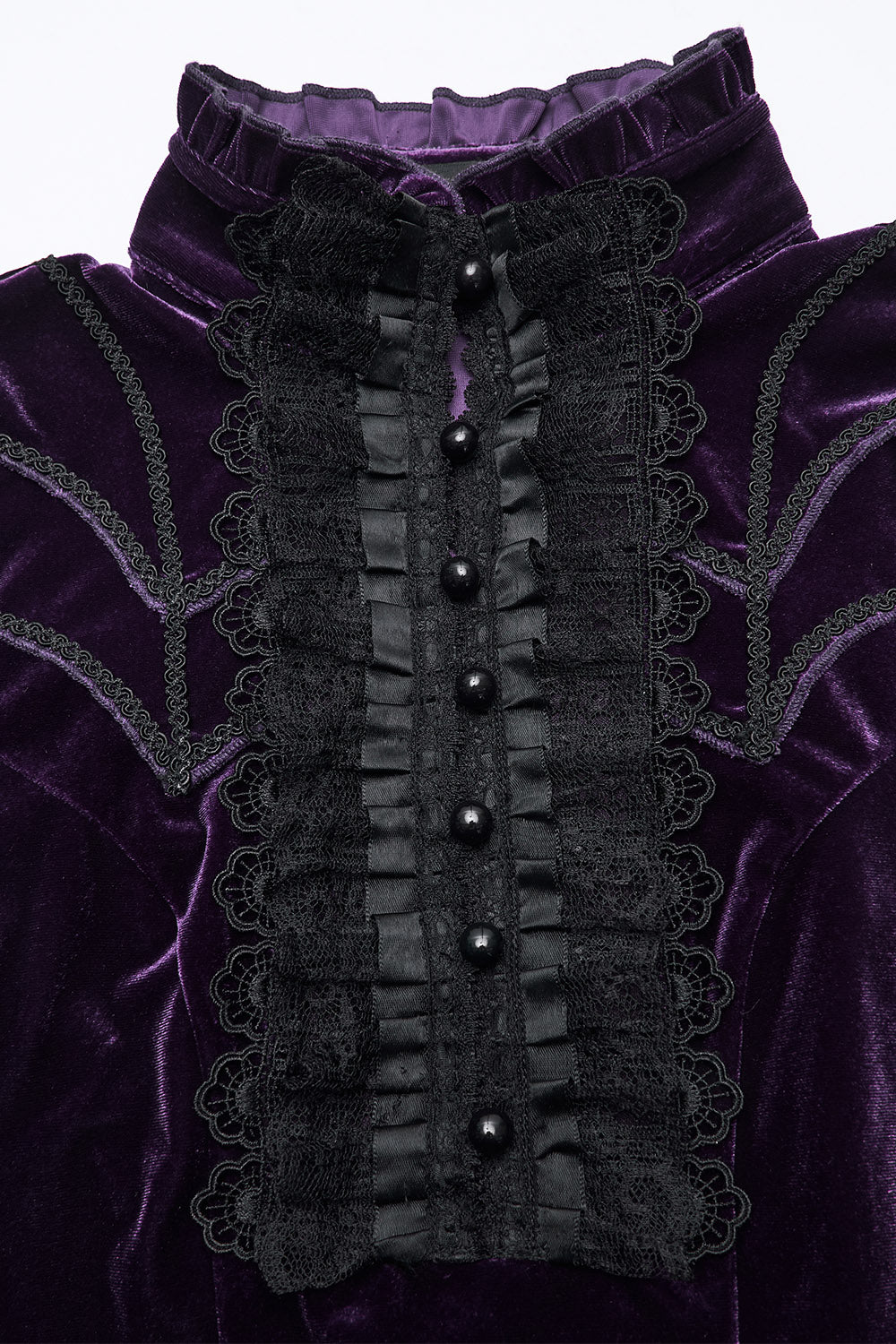 purple victorian top