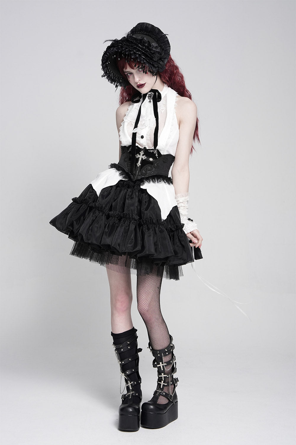 victorian goth corset by devil fashion