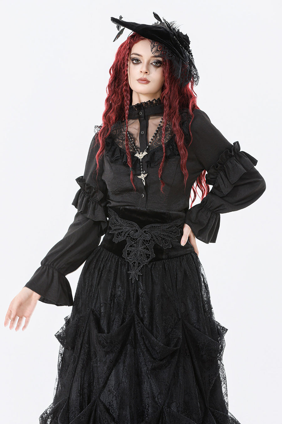 womens goth top